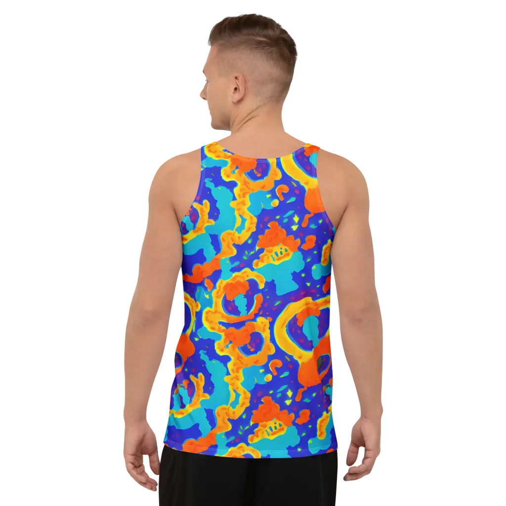 Surreal Surf on Men's Tank Top — Back