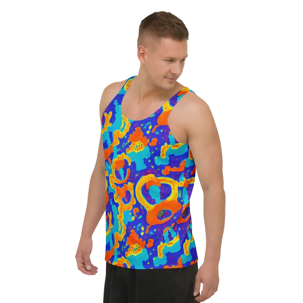 Surreal Surf on Men's Tank Top — Left Front