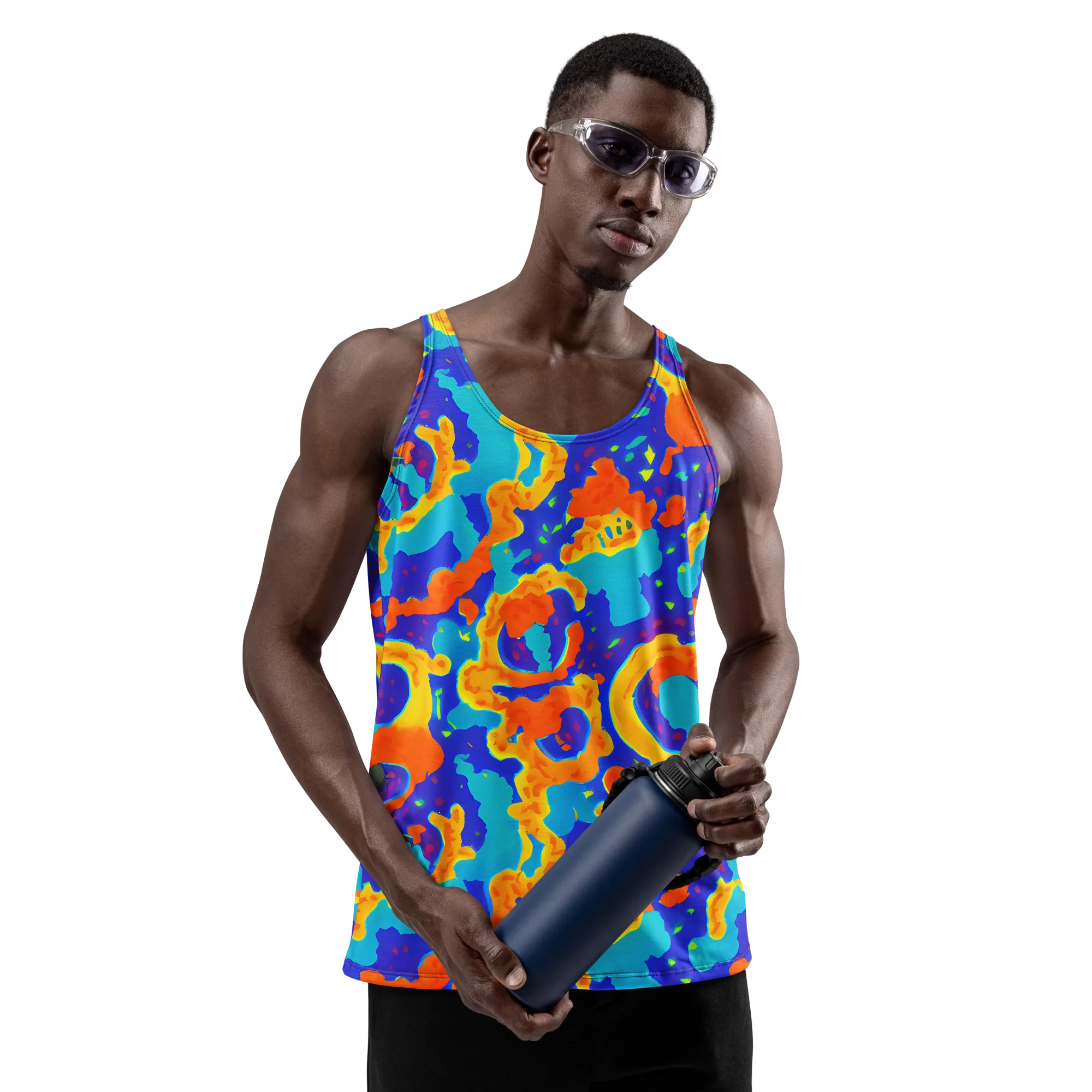 Surreal Surf on Men's Tank Top — Front
