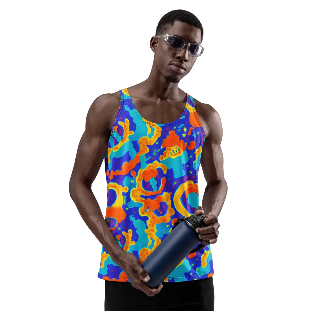 Surreal Surf on Men's Tank Top — Front