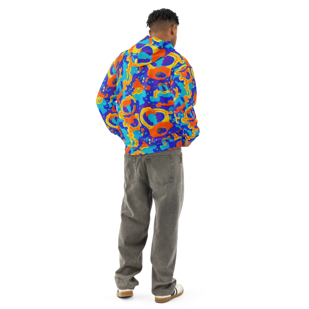 Surreal Surf on Cotton Hoodie — Back