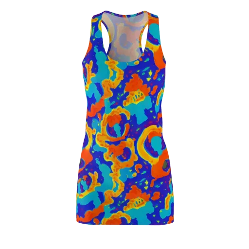 Surreal Surf on a Racerback Dress