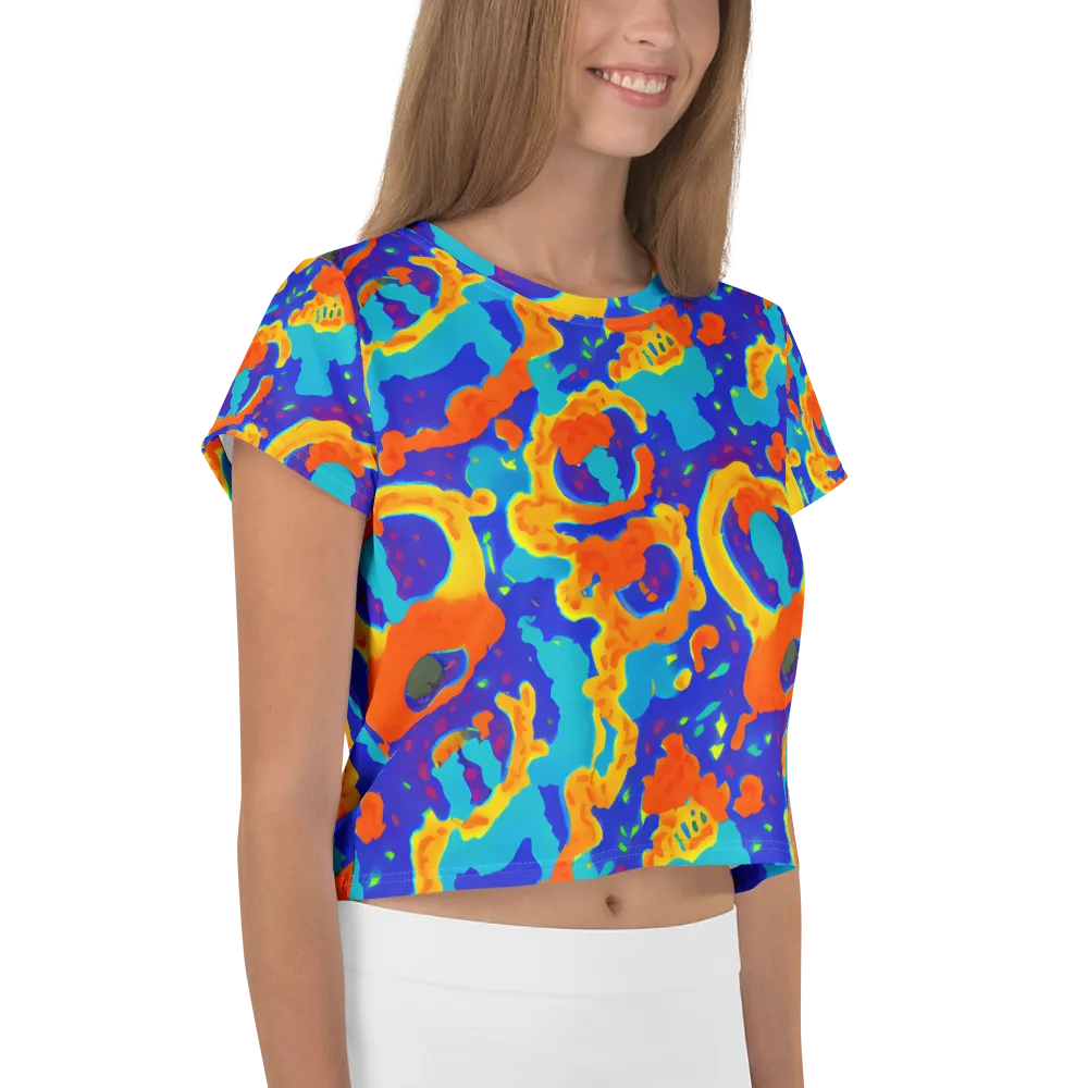 Surreal Surf on Crop Tee — Right