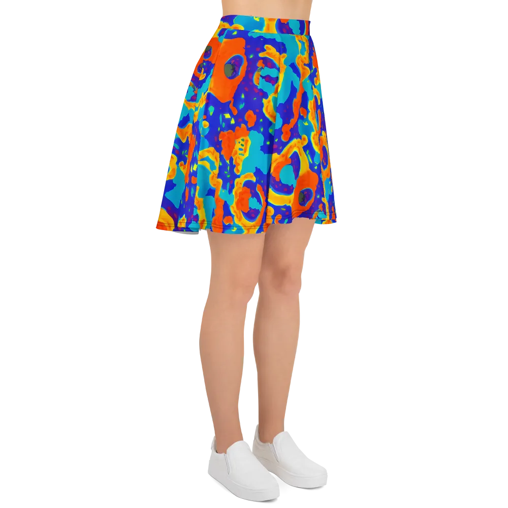 Surreal Surf on Skater Skirt — Right