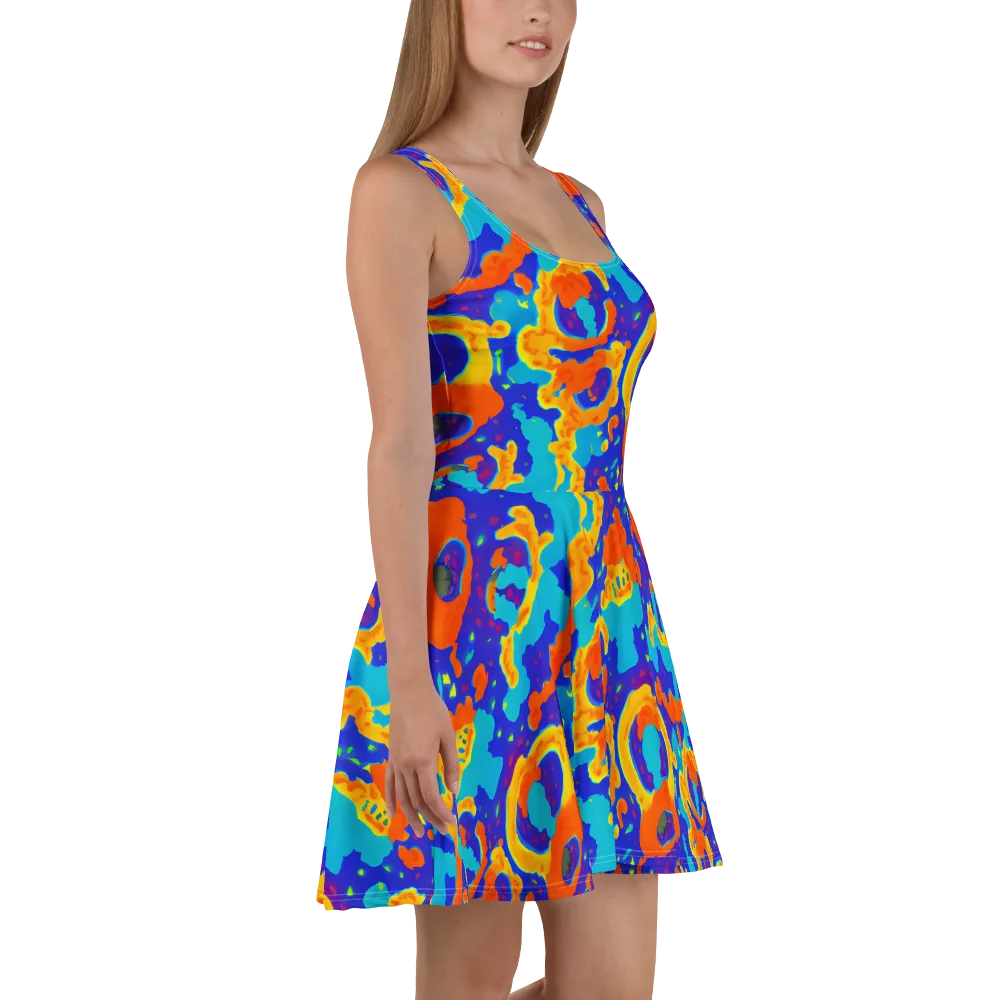 Surreal Surf on Skater Dress — Right