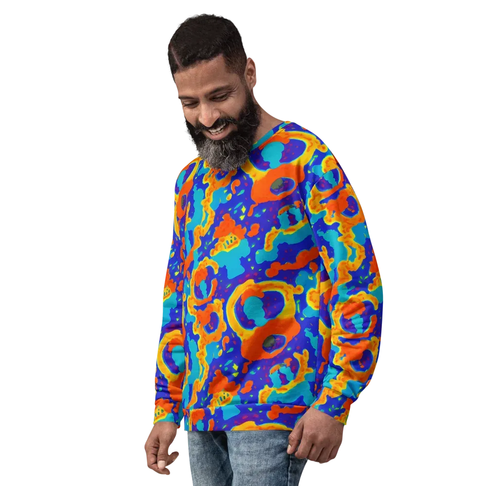 Surreal Surf on Sweatshirt — Left Front