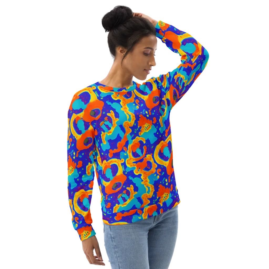 Surreal Surf on Sweatshirt — Right Front