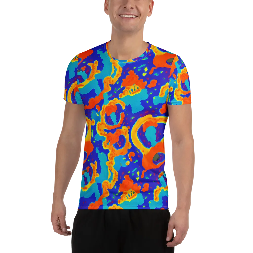 Surreal Surf on Men's Athletic T-Shirt — Front