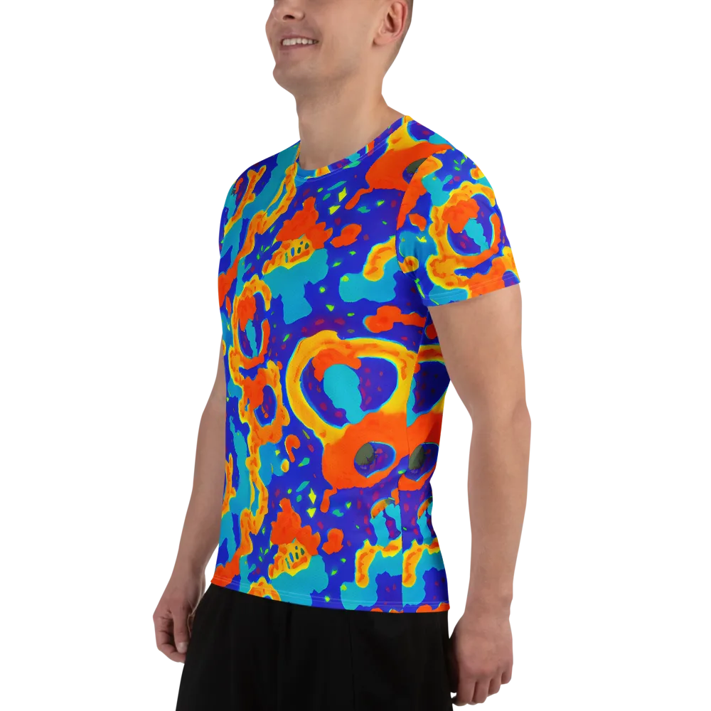 Surreal Surf on Men's Athletic T-Shirt — Left