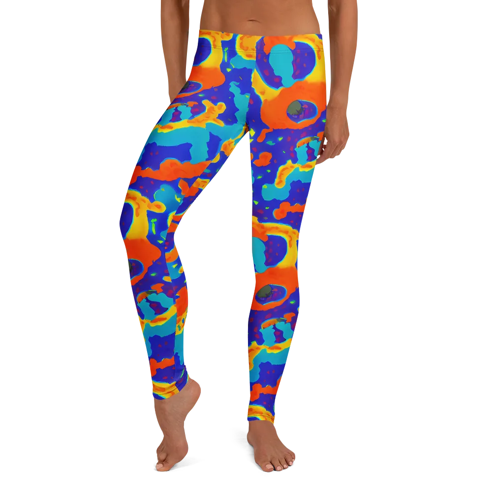 Surreal Surf on Leggings — Front