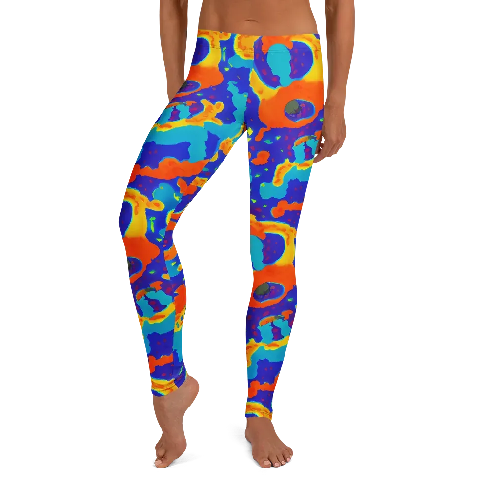 Surreal Surf on Leggings — Front