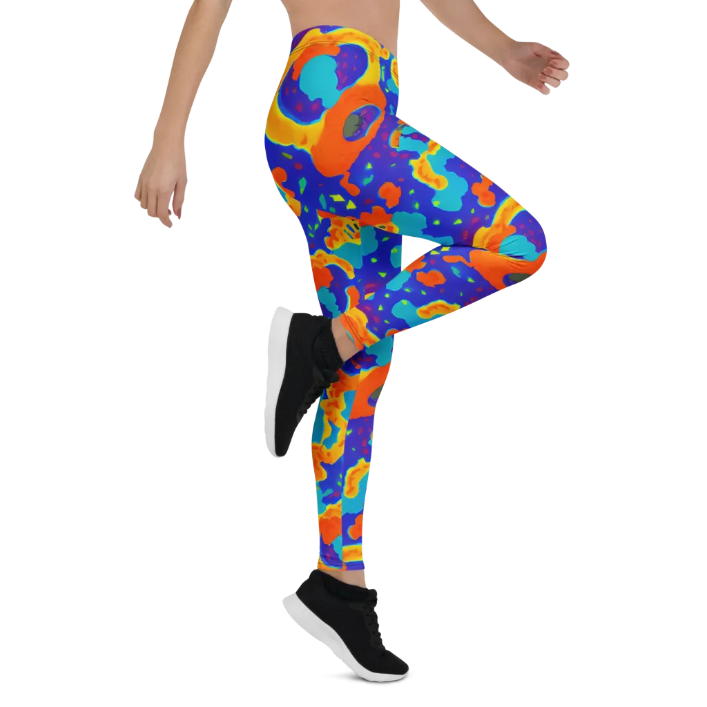 Surreal Surf on Leggings — Right