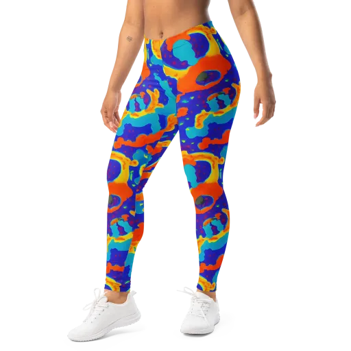 Surreal Surf on a Leggings