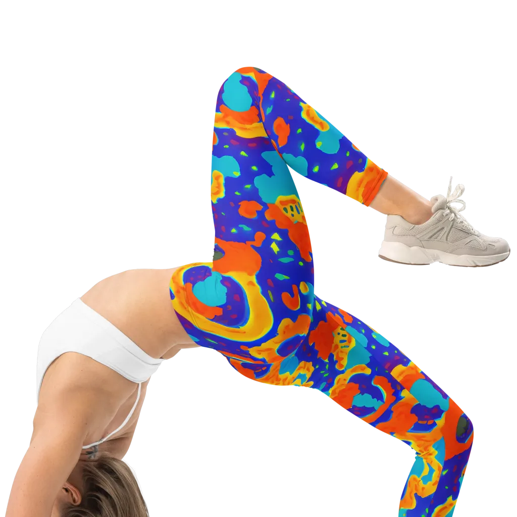 Surreal Surf on Leggings — Right