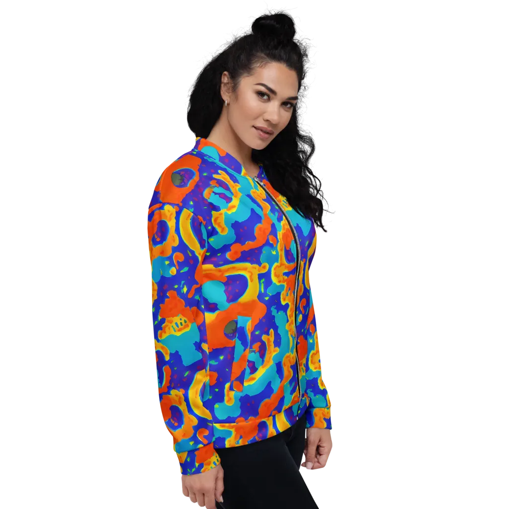 Surreal Surf on Bomber Jacket — Right