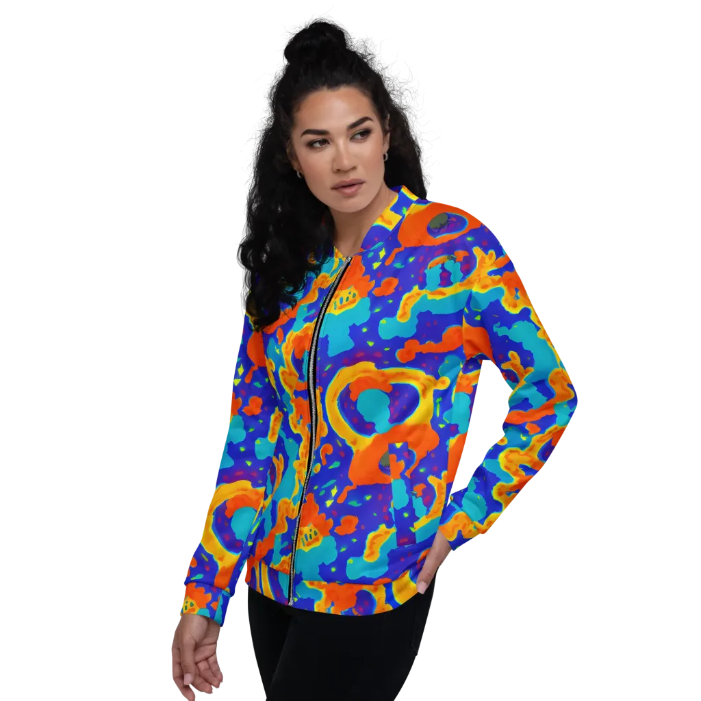 Surreal Surf on Bomber Jacket — Left