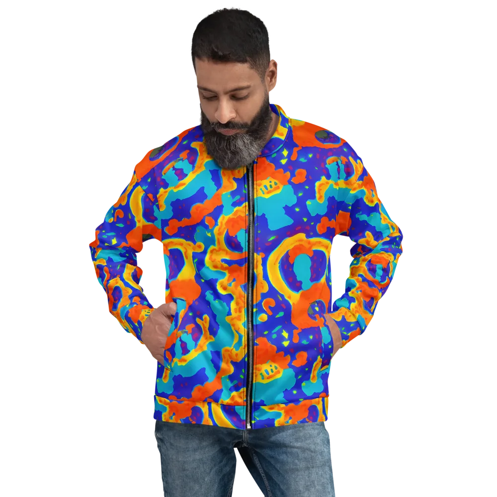 Surreal Surf on Bomber Jacket — Front