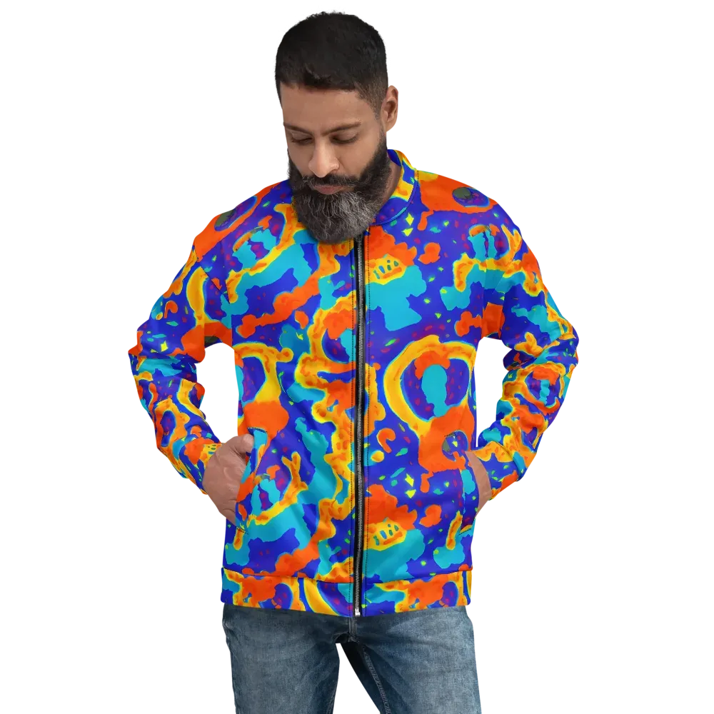 Surreal Surf on Bomber Jacket — Front