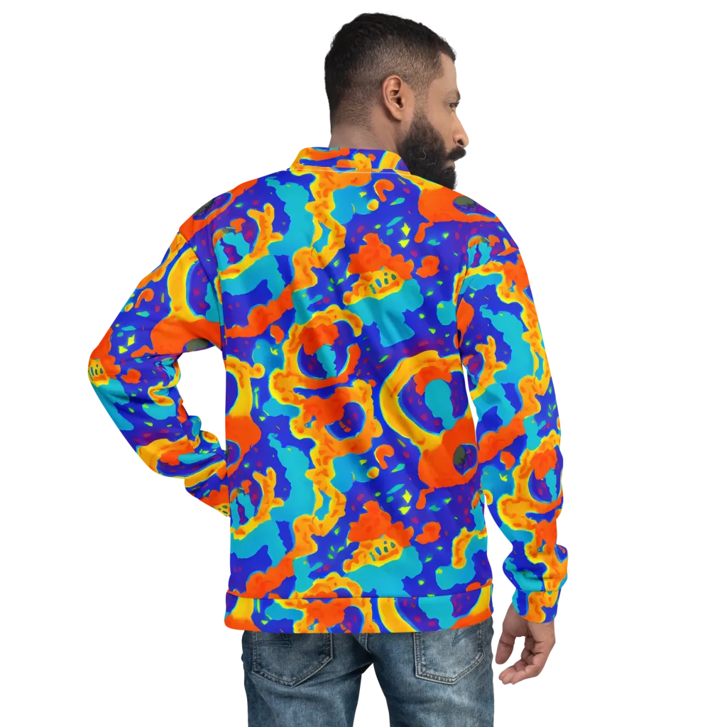 Surreal Surf on Bomber Jacket — Back