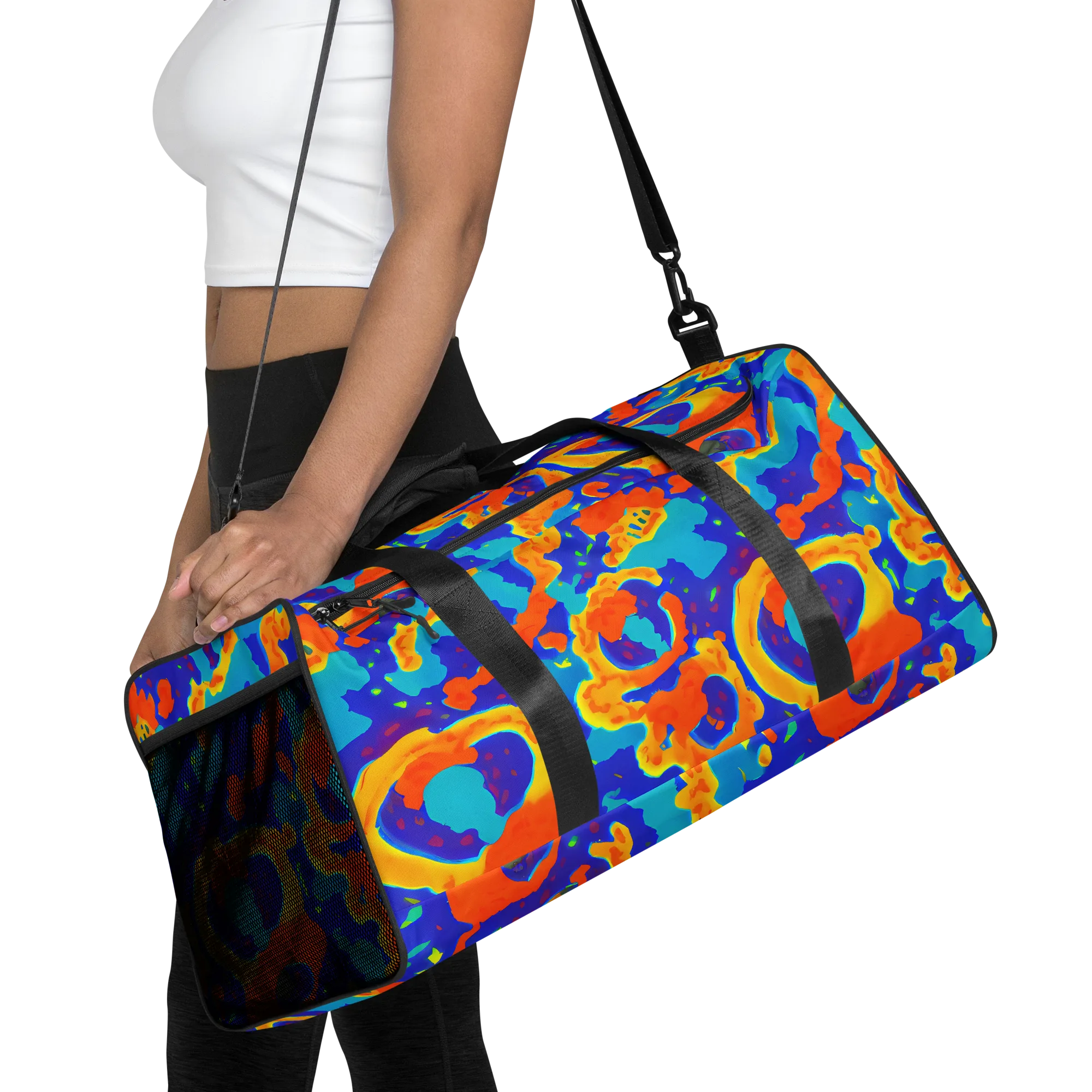 Surreal Surf on Duffle Bag — Front
