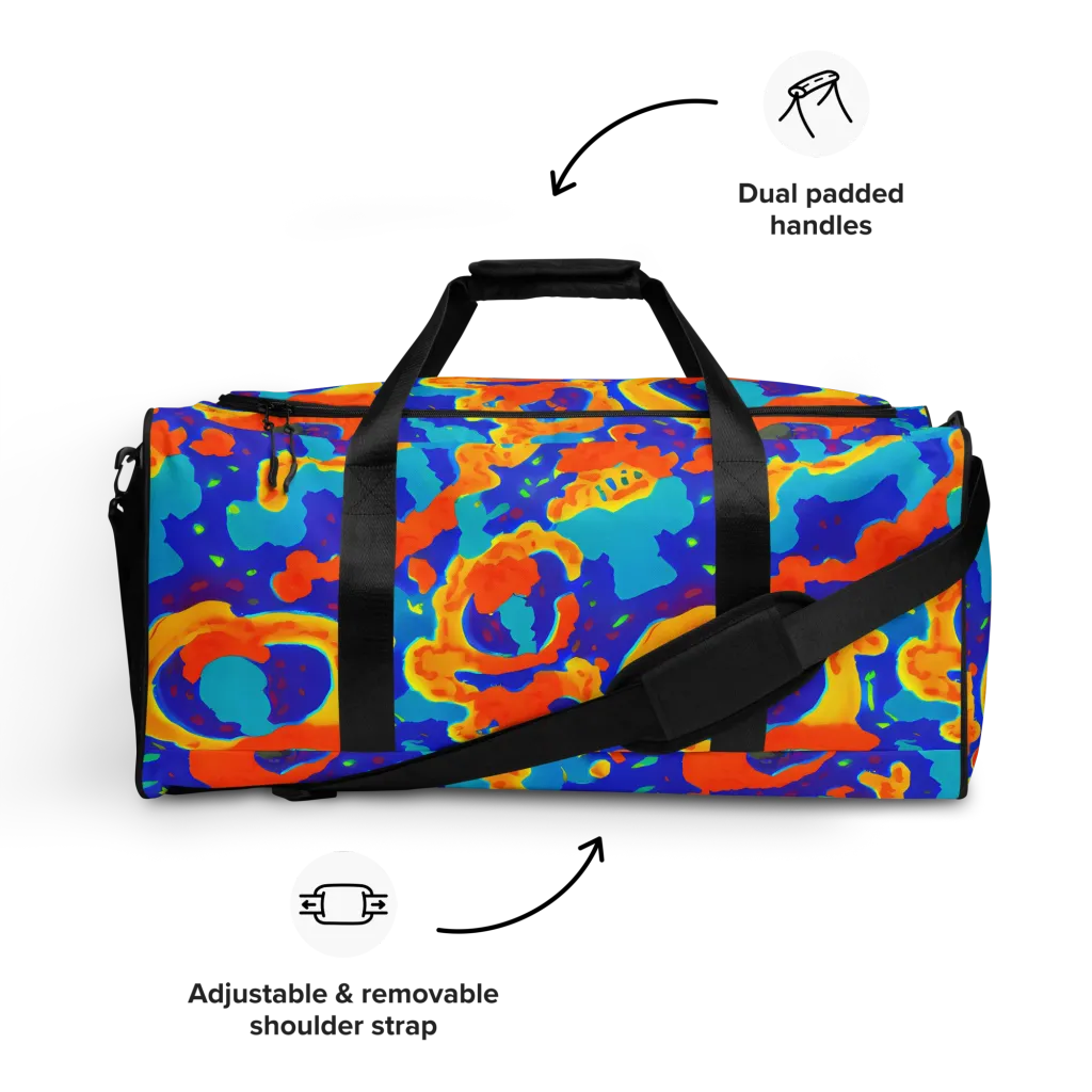 Surreal Surf on Duffle Bag — Front