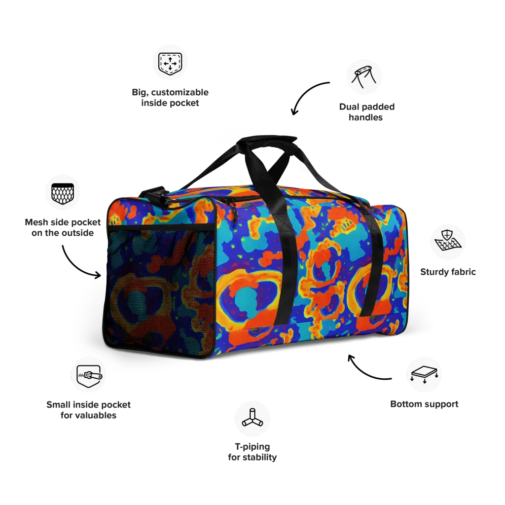 Surreal Surf on Duffle Bag — Right Front