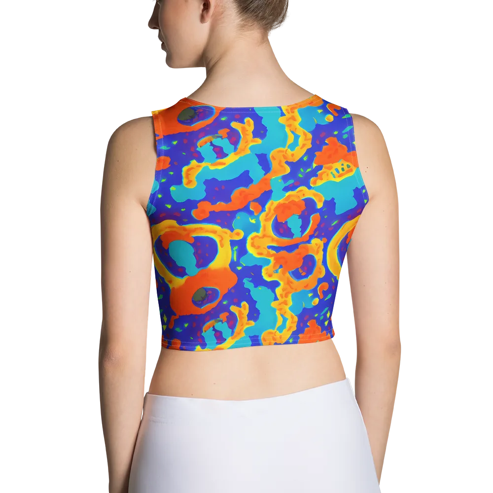 Surreal Surf on Crop Top — Back