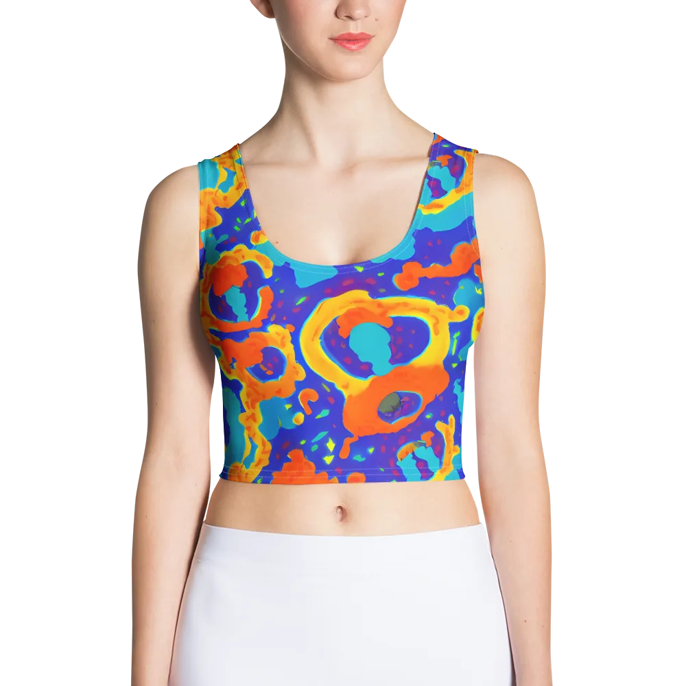 Surreal Surf on Crop Top — Front
