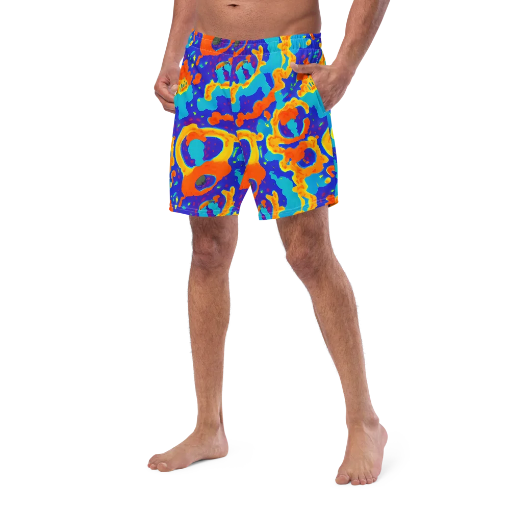 Surreal Surf on Swim Trunks — Left Front