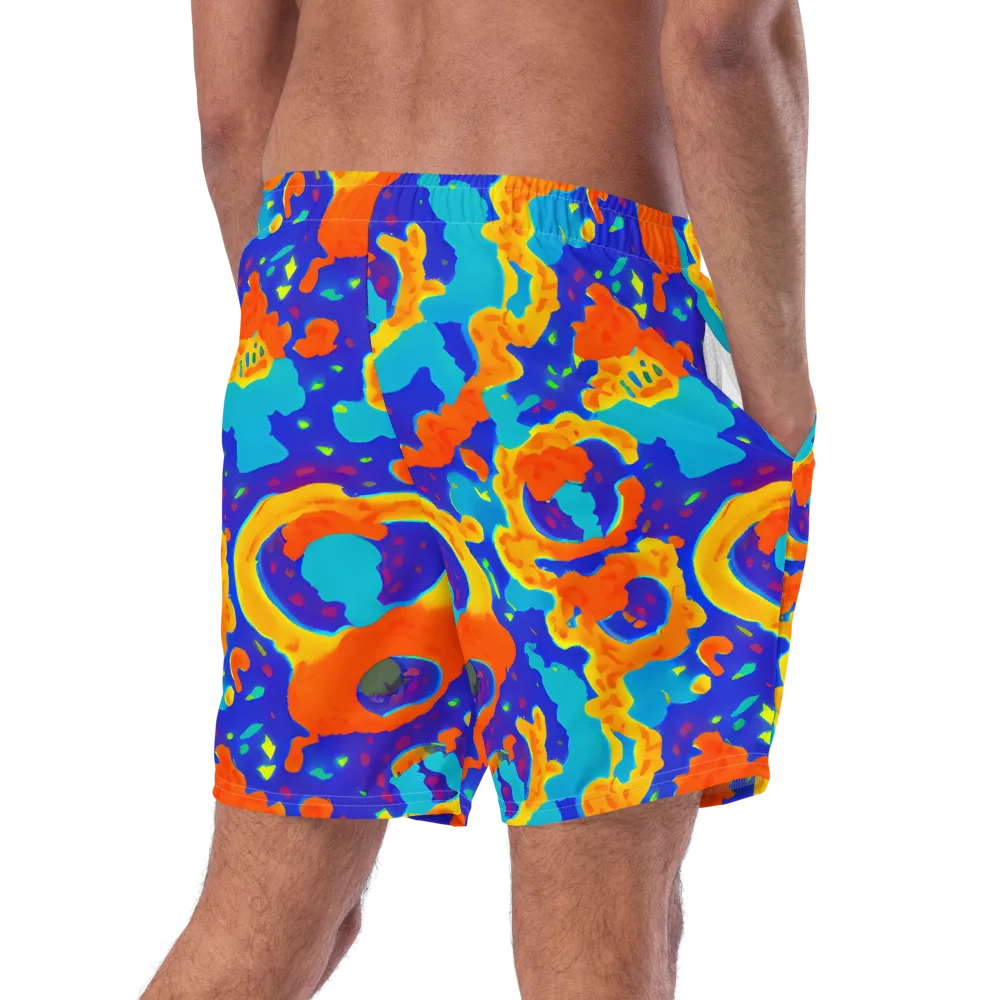 Surreal Surf on Swim Trunks — Right Back