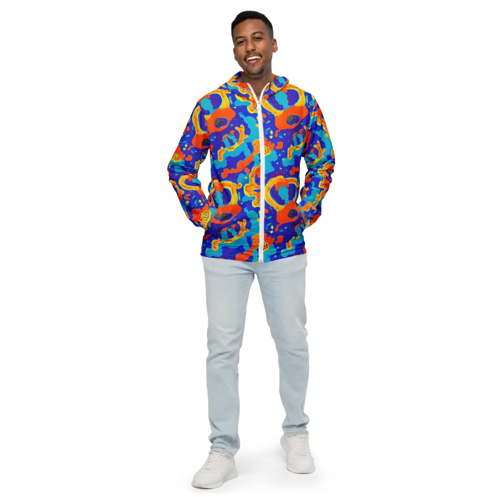 Surreal Surf on Men's Windbreaker — Front
