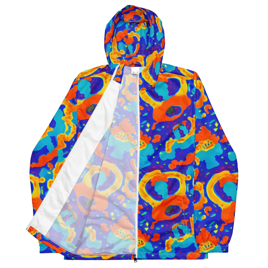 Surreal Surf on Men's Windbreaker — Front