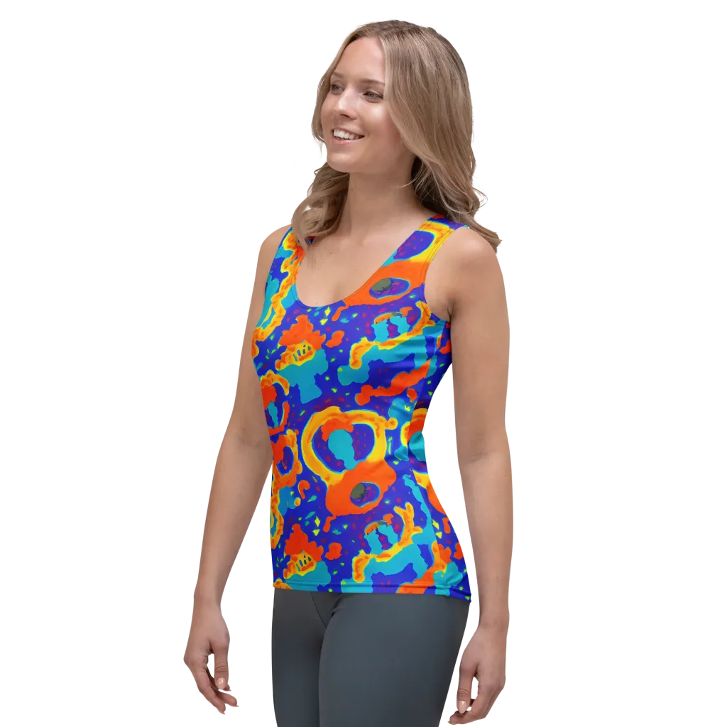 Surreal Surf on Women's Tank Top — Left Front