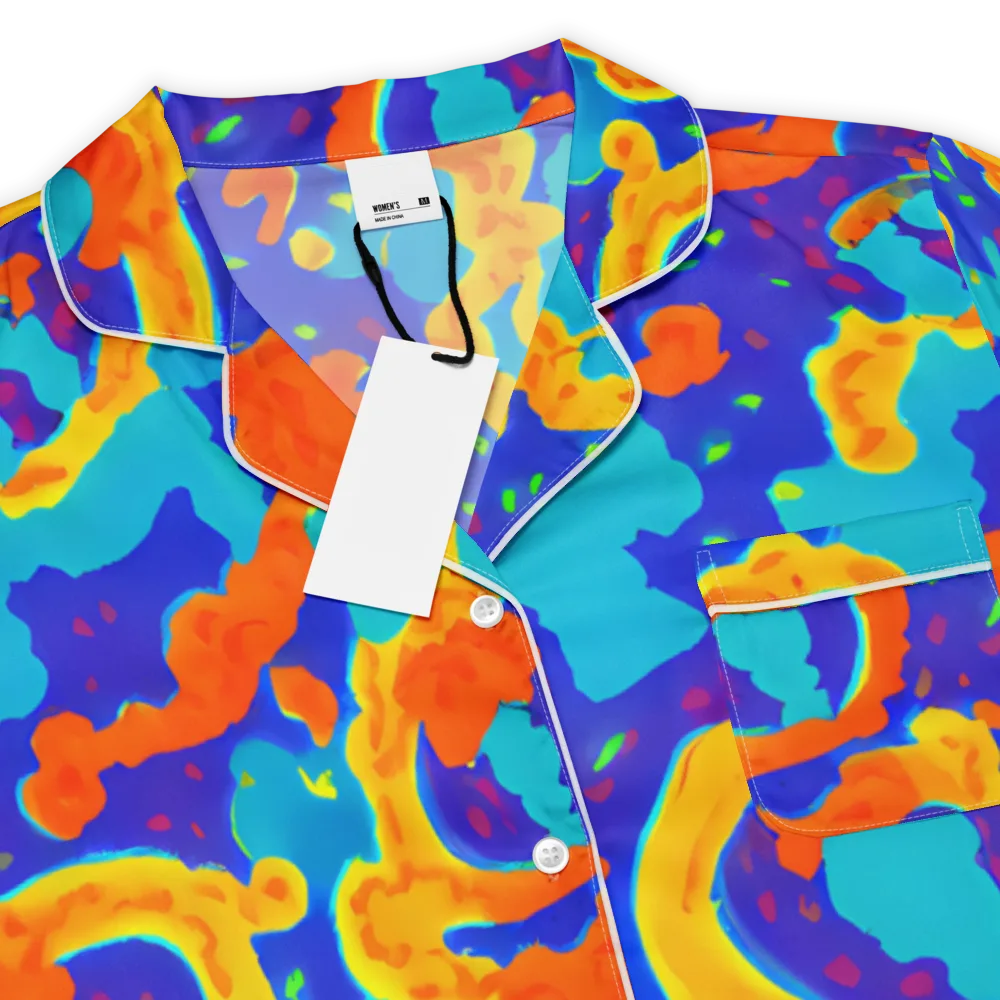 Surreal Surf on Women's Short Sleeve Pajama Top — Product details
