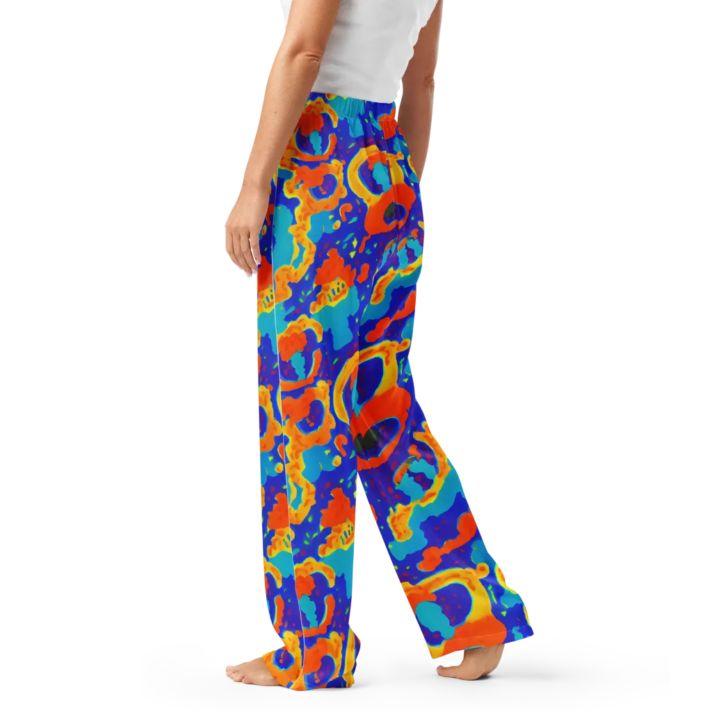 Surreal Surf on Women's Pajama Pants — Left