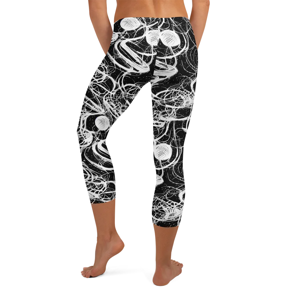 Blackroot Circuit on Capri Leggings — Back