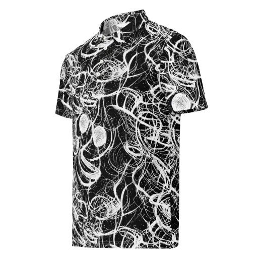 Blackroot Circuit on a Men's Slim Fit Polo Shirt