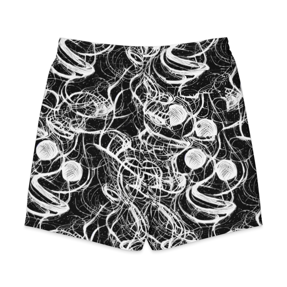 Blackroot Circuit on Men's Board Shorts — Back