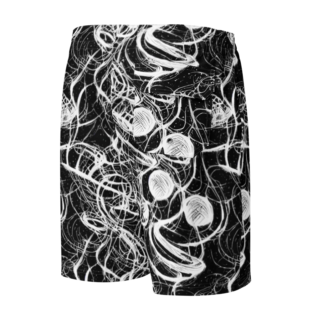 Blackroot Circuit on Men's Board Shorts — Back