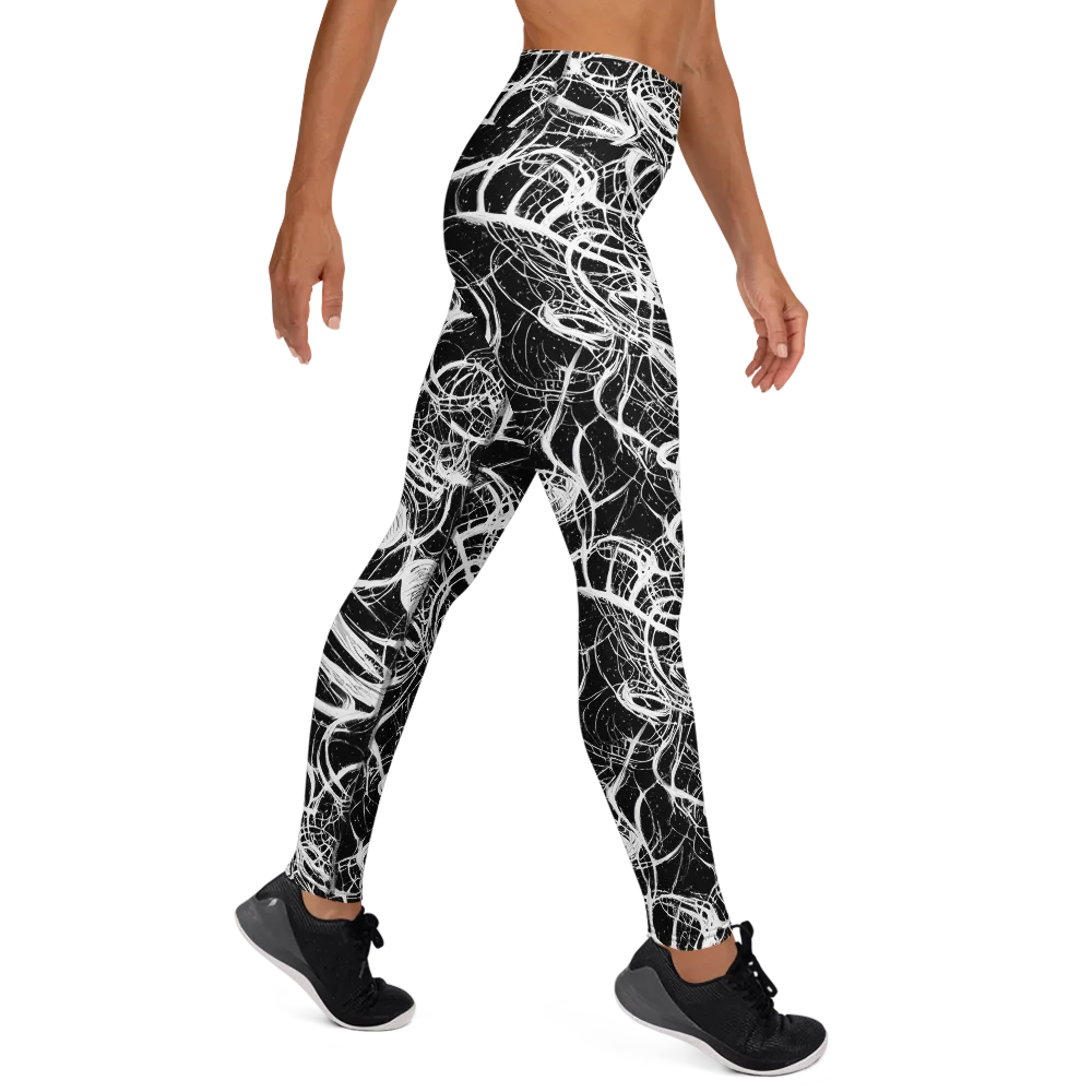 Blackroot Circuit on Yoga Leggings — Right