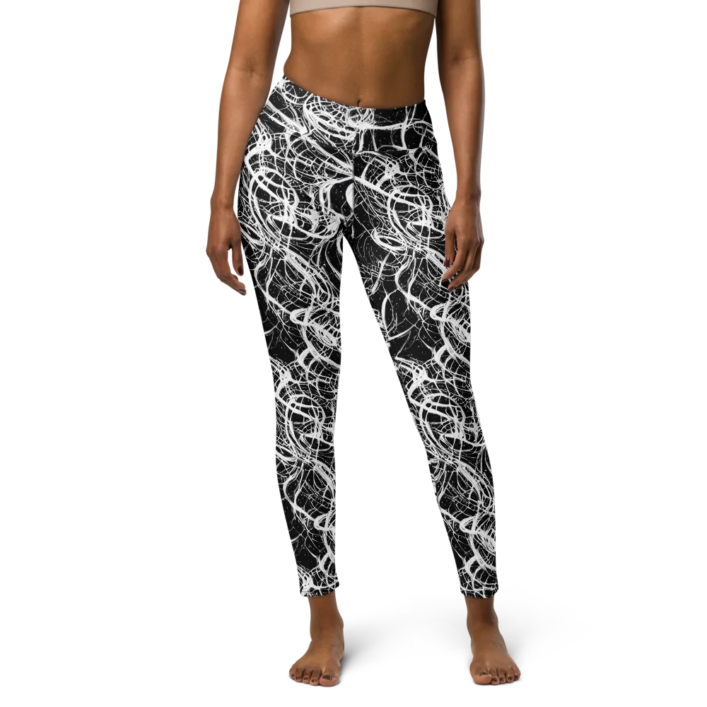Blackroot Circuit on Yoga Leggings — Front