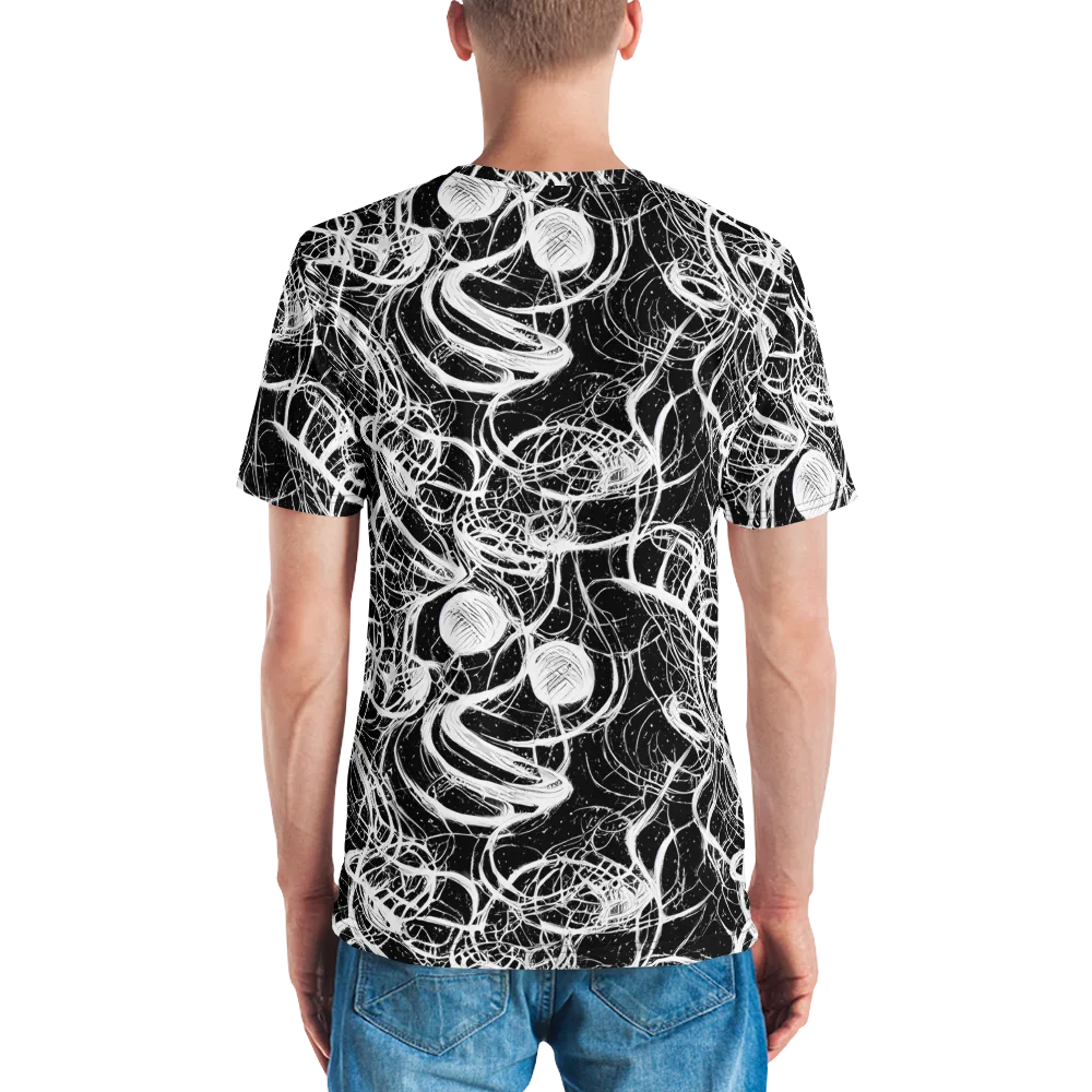 Blackroot Circuit on Men's Crew Neck T-Shirt — Back