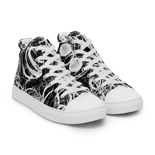 Blackroot Circuit on a Men's High Top Canvas Shoes