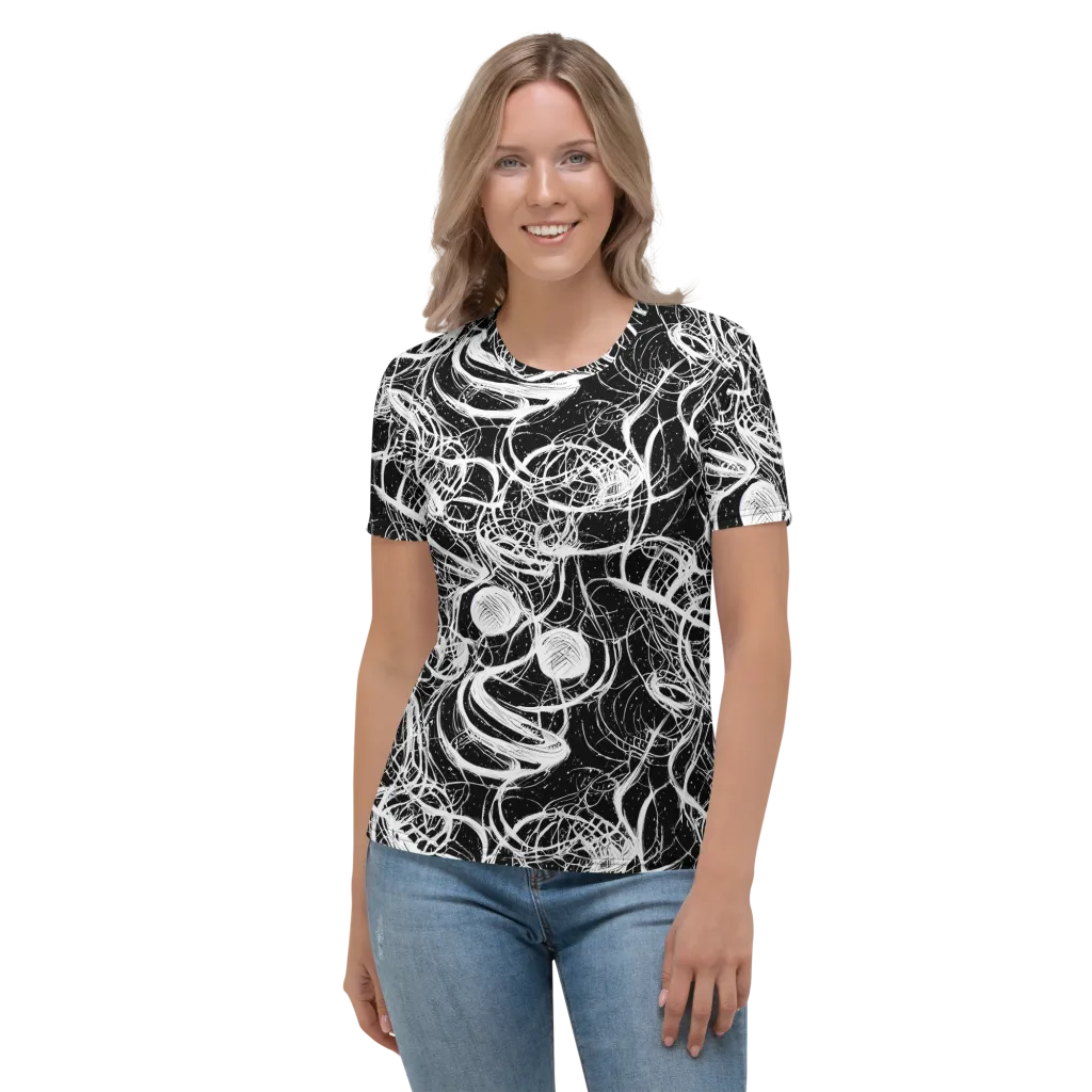 Blackroot Circuit on Women's Crew Neck T-Shirt — Front