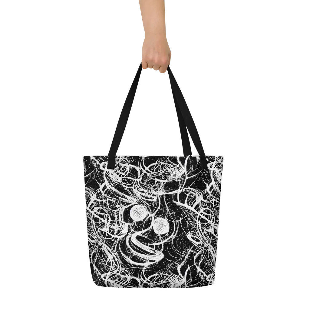 Blackroot Circuit on Large Tote Bag W/ Pocket — Front