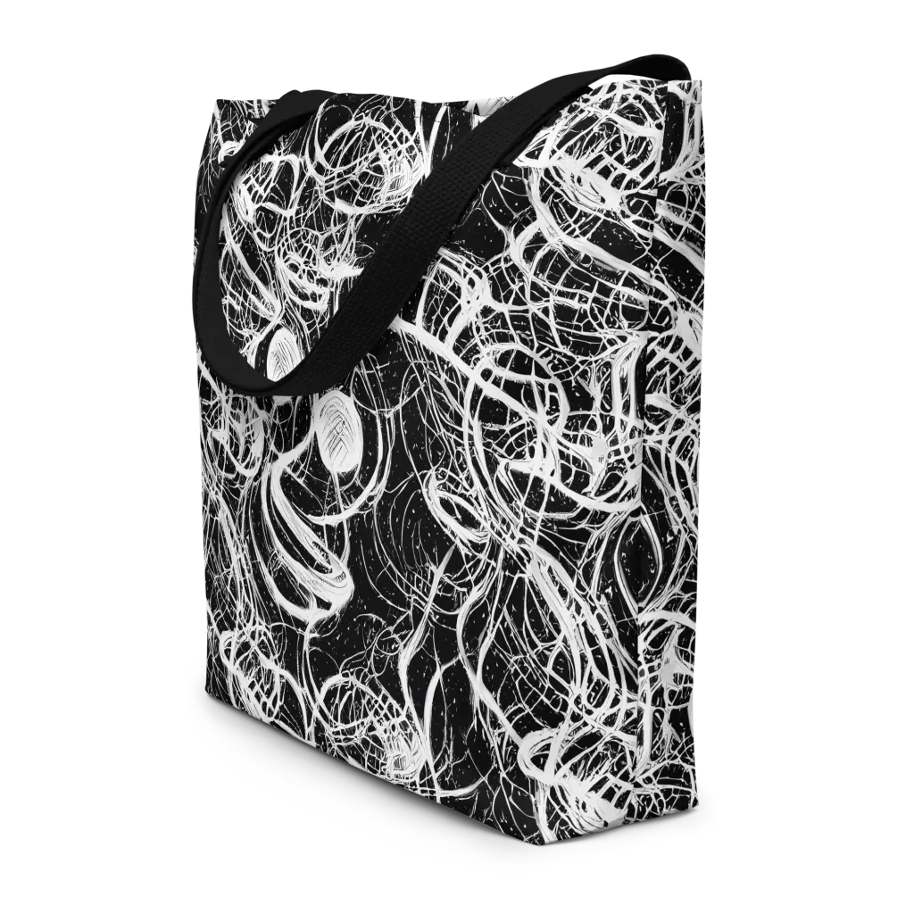 Blackroot Circuit on Large Tote Bag W/ Pocket — Front