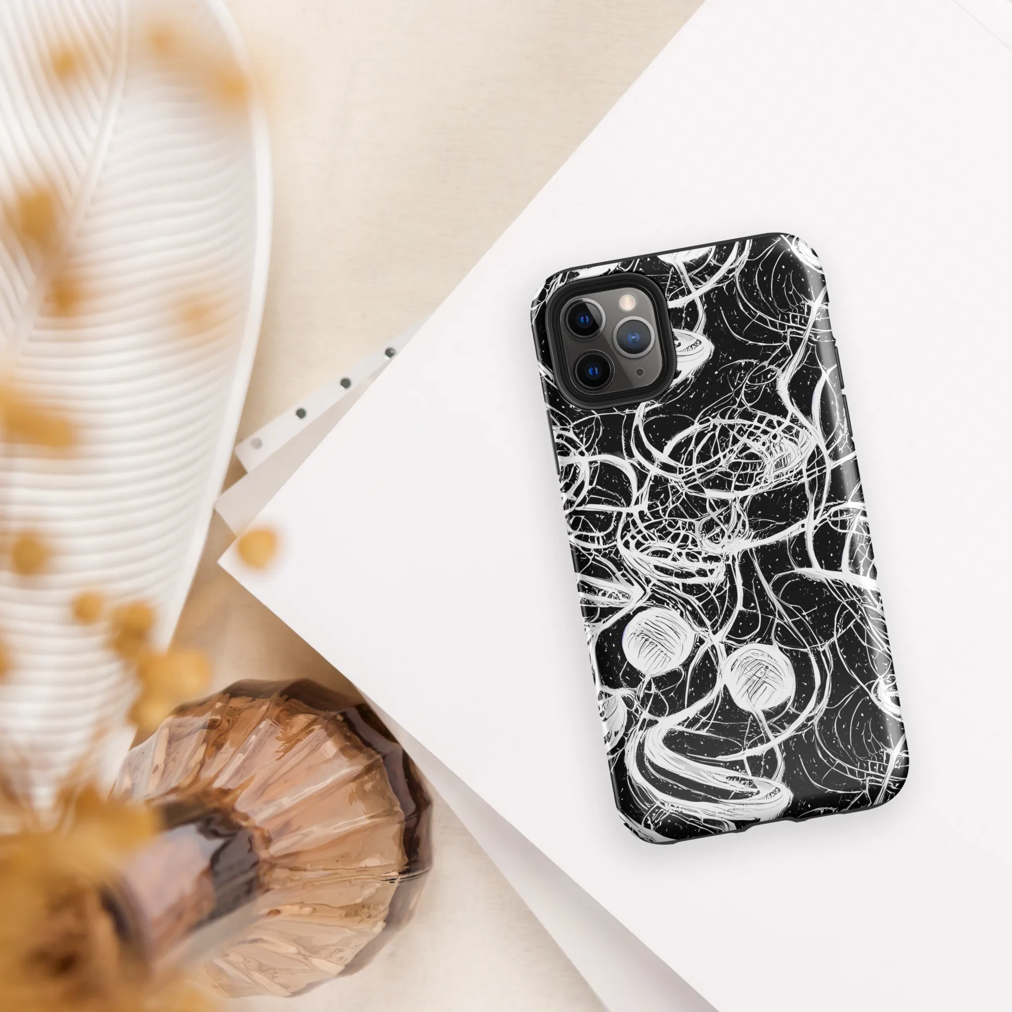 Blackroot Circuit on Tough Case for iPhone® — Front