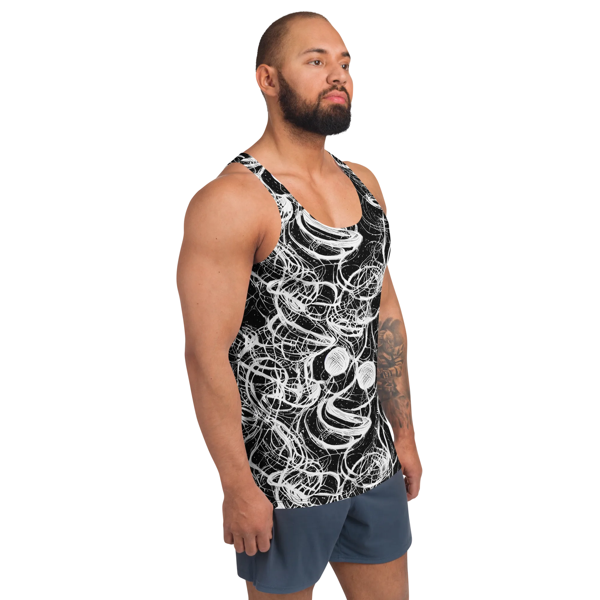 Blackroot Circuit on Men's Tank Top — Right Front