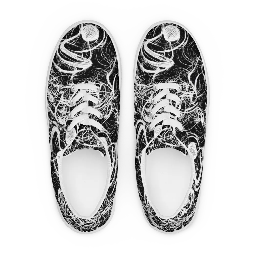 Blackroot Circuit on Men's Lace-Up Canvas Shoes — Front