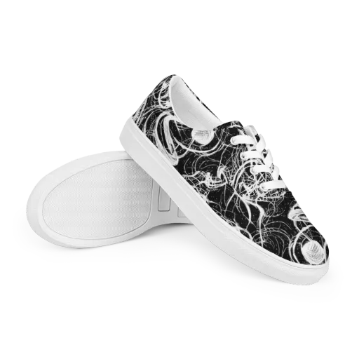Blackroot Circuit on a Men's Lace-Up Canvas Shoes